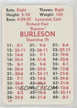 1982 APBA Baseball 1981 Season - [Base] #_RIBU - Rick Burleson