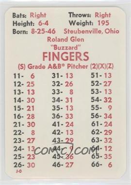 1982 APBA Baseball 1981 Season - [Base] #_ROFI - Rollie Fingers