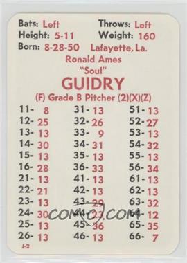 1982 APBA Baseball 1981 Season - [Base] #_ROGU - Ron Guidry