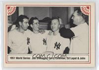 Joe DiMaggio, Jerry Coleman, Ed Lopat, Johnny Mize (Does Not Have Johnny Mize N…