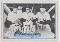 Moose Skowron, Yogi Berra, Mickey Mantle