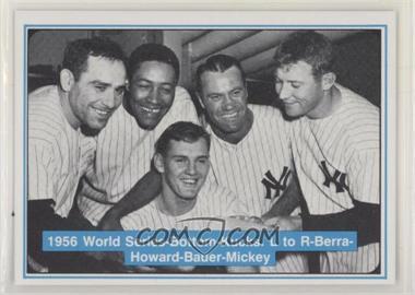 1982 ASA The Mickey Mantle Story - [Base] - Blue Back #28 - Yogi Berra, Elston Howard, Hank Bauer, Mickey Mantle, Johnny Kucks,