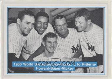 1982 ASA The Mickey Mantle Story - [Base] - Blue Back #28 - Yogi Berra, Elston Howard, Hank Bauer, Mickey Mantle, Johnny Kucks,