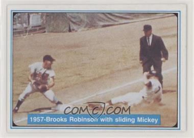 1982 ASA The Mickey Mantle Story - [Base] - Blue Back #35 - Mickey Mantle, Brooks Robinson