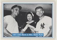 Mickey Mantle, Claire Ruth, Roger Maris