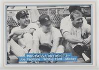 Joe Pepitone, Whitey Ford, Mickey Mantle