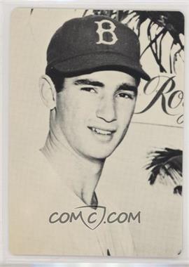 1982 Baseball Card News - [Base] - History of Baseball Cards Back #17 - Sandy Koufax