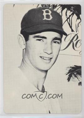 1982 Baseball Card News - [Base] - History of Baseball Cards Back #17 - Sandy Koufax