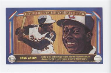 1982 Davco Hall of Fame Baseball Stars - [Base] #_HAAA - Hank Aaron [Noted]