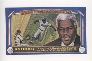 1982 Davco Hall of Fame Baseball Stars - [Base] #_JARO - Jackie Robinson [Noted]