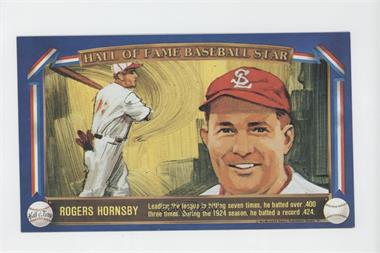 1982 Davco Hall of Fame Baseball Stars - [Base] #_ROHO - Rogers Hornsby [Noted]