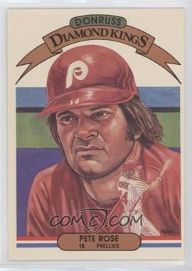 1982 Donruss - [Base] #1 - Diamond Kings - Pete Rose