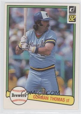 1982 Donruss - [Base] #132 - Gorman Thomas