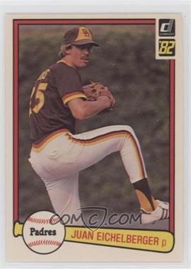 1982 Donruss - [Base] #422.1 - Juan Eichelberger (Photo is Gary Lucas)