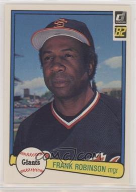 1982 Donruss - [Base] #424 - Frank Robinson