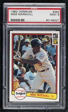 1982 Donruss - [Base] #562 - Mike Marshall [PSA 9 MINT]