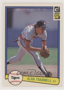 1982 Donruss - [Base] #76.1 - Alan Trammell ("Trammel" on Front)