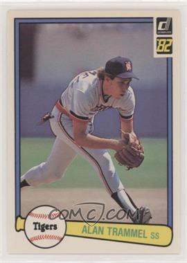 1982 Donruss - [Base] #76.1 - Alan Trammell ("Trammel" on Front)