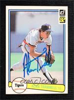 Alan Trammell [JSA Certified COA Sticker]