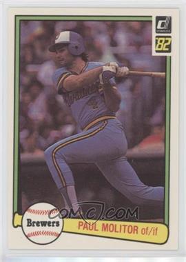 1982 Donruss - [Base] #78 - Paul Molitor