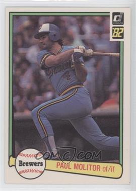 1982 Donruss - [Base] #78 - Paul Molitor