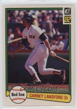 1982 Donruss - [Base] #82 - Carney Lansford