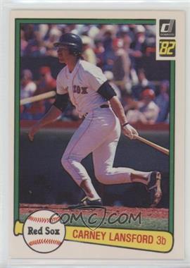 1982 Donruss - [Base] #82 - Carney Lansford