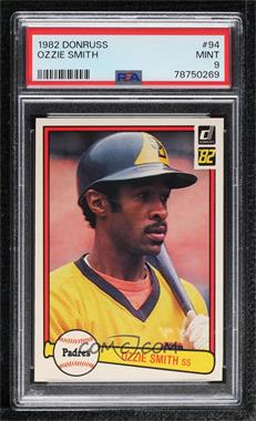 1982 Donruss - [Base] #94 - Ozzie Smith [PSA 9 MINT]