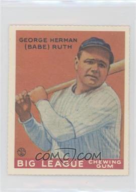 1982 Dover American League Baseball Cards Reprints - [Base] #_BARU.3 - Babe Ruth (1933 Goudey 149)