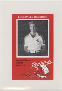 1982 Ehrler's Ice Cream Louisville Redbirds - [Base] #_JEMC - Jerry McKune