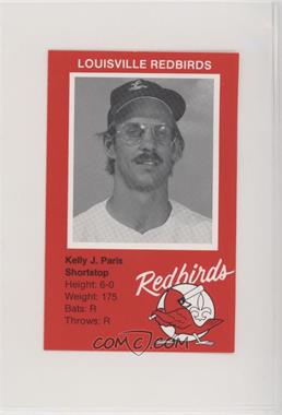 1982 Ehrler's Ice Cream Louisville Redbirds - [Base] #_KEPA - Kelly Paris