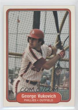 1982 Fleer - [Base] #262 - George Vukovich