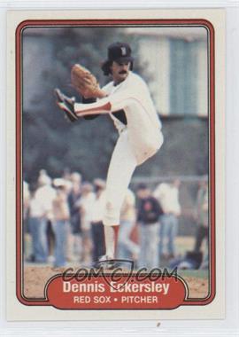 1982 Fleer - [Base] #292 - Dennis Eckersley