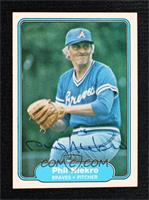 Phil Niekro [JSA Certified COA Sticker]