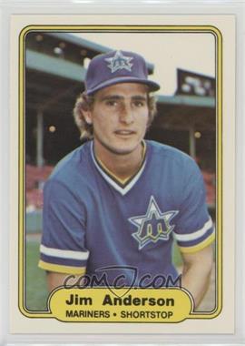 1982 Fleer - [Base] #503 - Jim Anderson