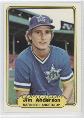 1982 Fleer - [Base] #503 - Jim Anderson