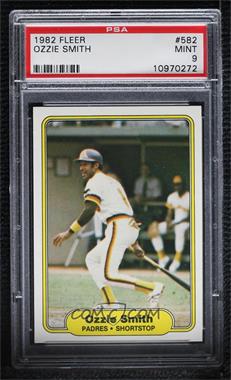 1982 Fleer - [Base] #582 - Ozzie Smith [PSA 9 MINT]