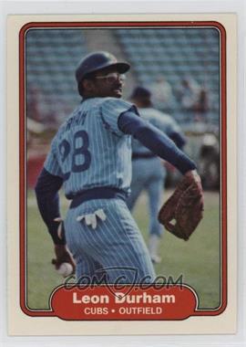 1982 Fleer - [Base] #595 - Leon Durham