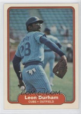 1982 Fleer - [Base] #595 - Leon Durham