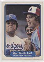 Fernando Valenzuela, Gary Carter [EX to NM]