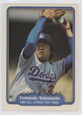 1982 Fleer - [Base] #636.2 - Fernando Valenzuela (...Led the National...)