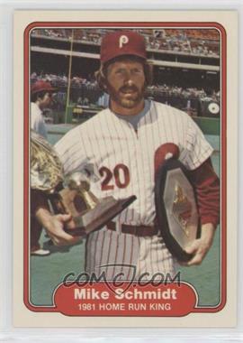 1982 Fleer - [Base] #637 - Mike Schmidt