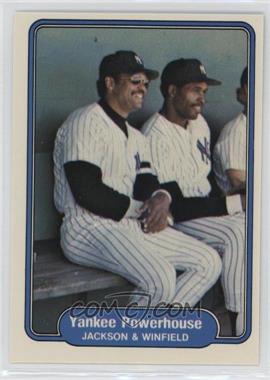 1982 Fleer - [Base] #646.2 - Yankee Powerhouse (Jackson & Winfield) (No Comma after outfielder on back)