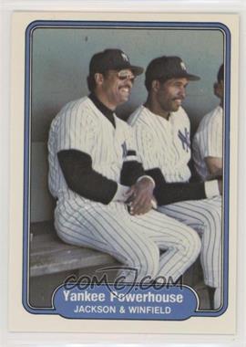 1982 Fleer - [Base] #646.2 - Yankee Powerhouse (Jackson & Winfield) (No Comma after outfielder on back)