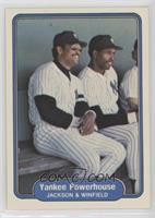 Yankee Powerhouse (Jackson & Winfield) (No Comma after outfielder on back)