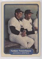 Yankee Powerhouse (Jackson & Winfield) (No Comma after outfielder on back) [EX&…