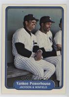 Yankee Powerhouse (Jackson & Winfield) (No Comma after outfielder on back)