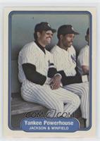 Yankee Powerhouse (Jackson & Winfield) (No Comma after outfielder on back)