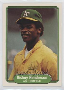 1982 Fleer - [Base] #92 - Rickey Henderson