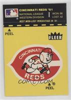 Cincinnati Reds Logo/Stat Line (Puzzle on Back)